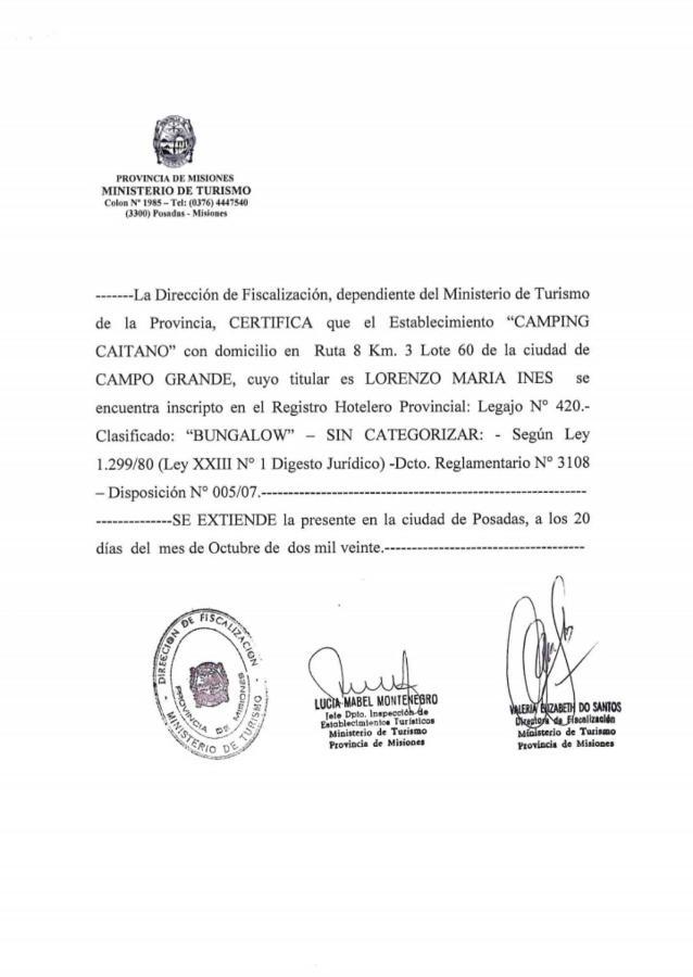 Camping Caitano Hotel Campo Grande  Buitenkant foto